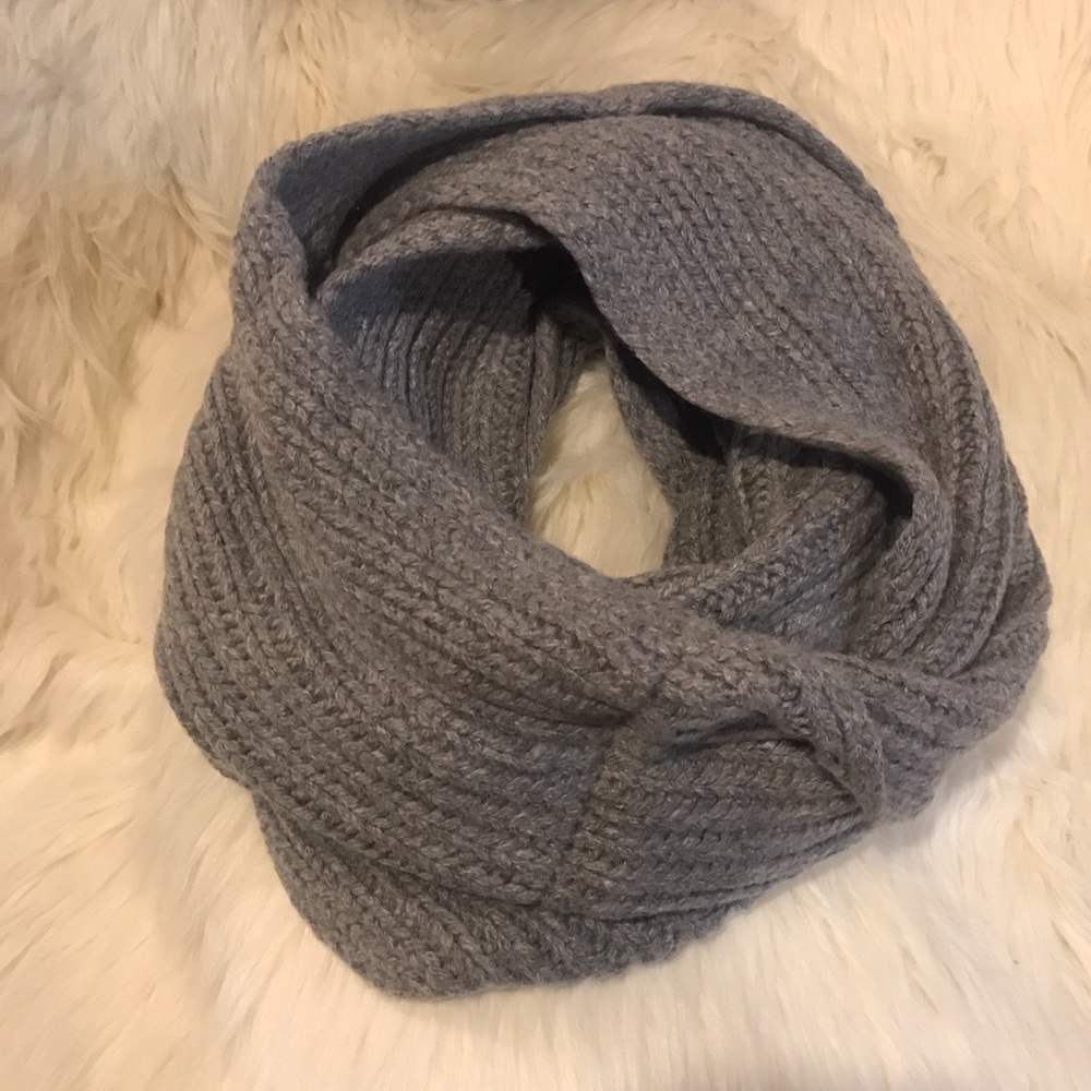 Gray J Crew Infinity Scarf